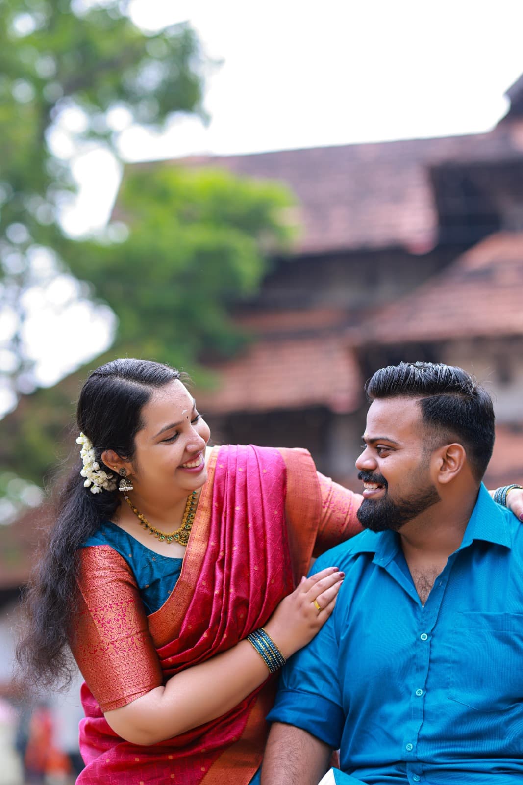 Together at the temple